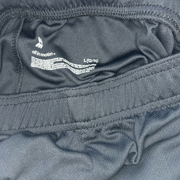 all in motion Black Athletic Mesh-Panel Shorts - Picture 2 of 2